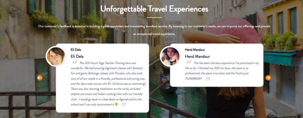 Testimonials and Reviews of the Yoga School