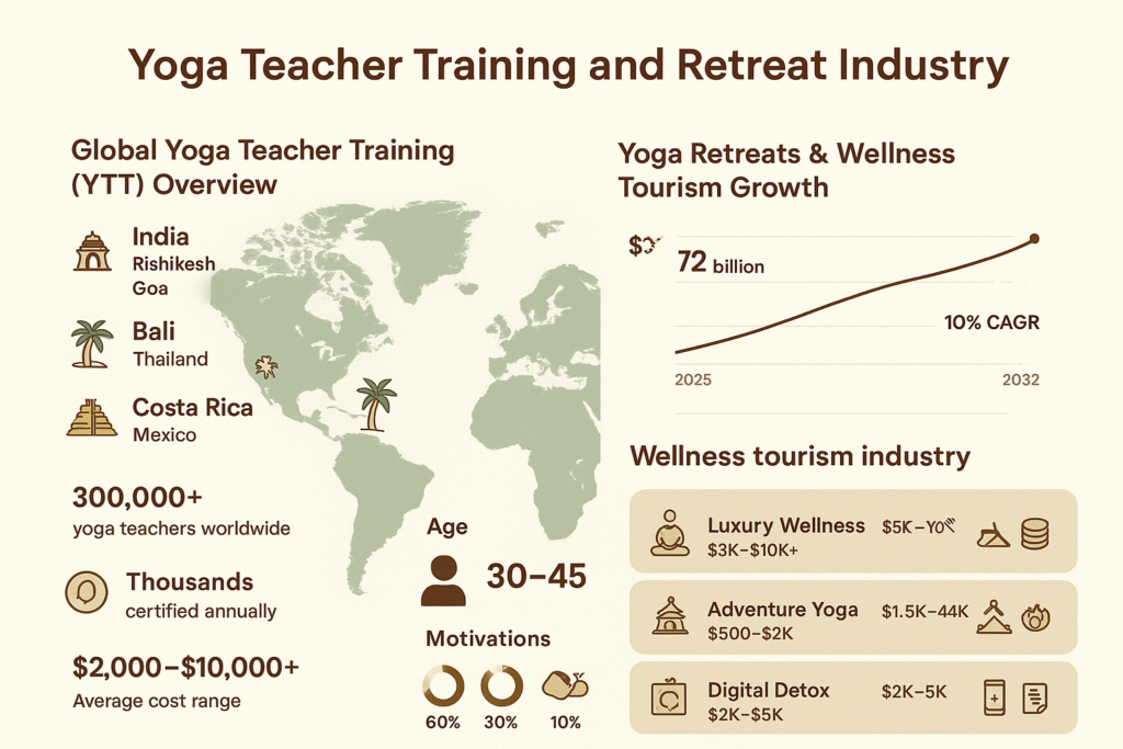 Yoga Teacher Training and Retreat Industry